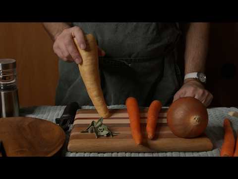 ASMR Cooking - Hearty Beef Stew (and a kale salad)