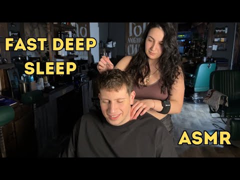 ASMR Massage by Barber Girl | Scalp, Hands & Shoulders (No Talking)