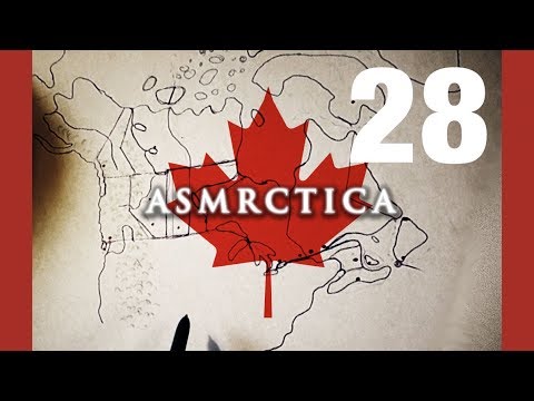 ASMR Drawing map of Canada - Soft spoken Sleep Aid