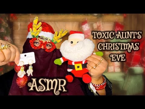 🇮🇳Toxic aunt vs🌲🎅 Santa’s worst nightmare 😭 ASMR w/subtitles #christmas #asmr #roleplayasmr 