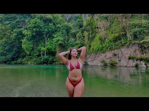 ASMR In The River 💦🌿 (Whispers, Water Sounds, Immersive ASMR In Nature) IN COLOMBIA 🇨🇴