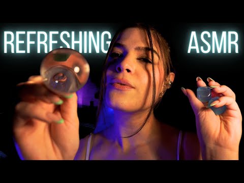 ASMR RIFRESCANTE Triggers Freschi sul tuo Viso (Leyered Sounds)