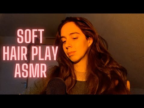 ASMR | Playing With My Hair | Hair Brushing | Ponytail | Braids | Self Care & Hair Care