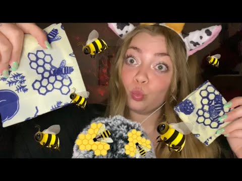 ASMR| 1 Hour Beeswax 🐝 NO TALKING🤐 (tapping,scratching,& sticky sounds)