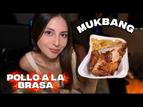 ASMR COMIENDO POLLO A LA BRASA 🍗MUKBANG 