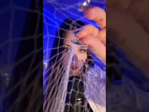 ASMR spider web 🕸️ #asmr #visualasmr #justrelax #mouthsounds #asmrvideo