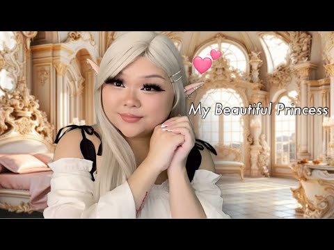 ASMR wlw handmaiden has a crush on you the princess ♡ (realistic)