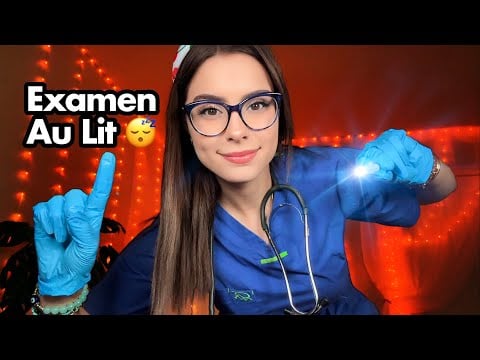 ASMR Infirmier au Lit 🩺 Examen Médical Complet pour Dormir Rapidement 😴