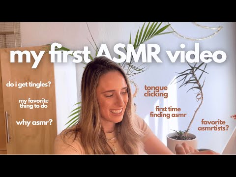 My First Asmr Video Ever! [Tingles, Tongue Clicking, Tapping]