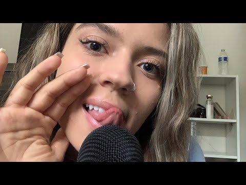 ASMR| FAST & AGGRESSIVE TRIGGERS- FAST WET LENSE LICKS & TONGUE SWIRLS