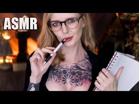 ASMR Flirty Therapist Hits On You / Soft Spoken Roleplay, Writing Sound