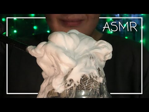 ASMR Tingly Shaving Cream Brushing! 🤍 (Deutsch/German)