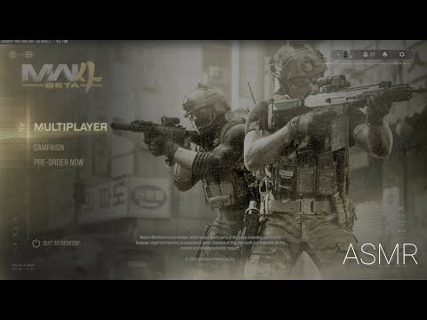 ASMR MW4 Beta gameplay (mouth sounds & controller sounds)