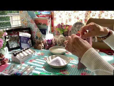 ASMR Making Bath Salts (Class Roleplay) - Relaxing Craft Demo