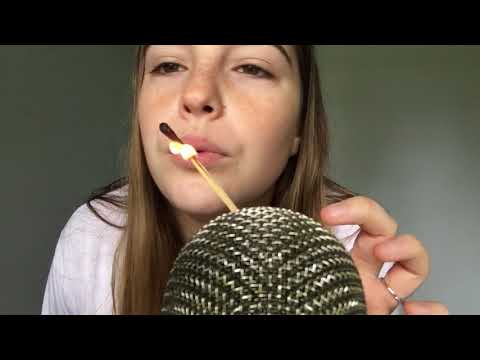 ASMR LONG MATCH STRIKING AND LIGHTING