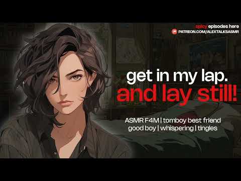 [F4M] Tomboy best friend finds out you like ASMR 😈 [good boy] [ear tingles] [whispering] ASMR RP