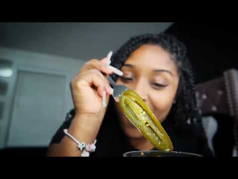 [ASMR] Grandmas Spicy Sweet Pickles Eating |🥒 With Crunchy Sounds| (Honest Review)