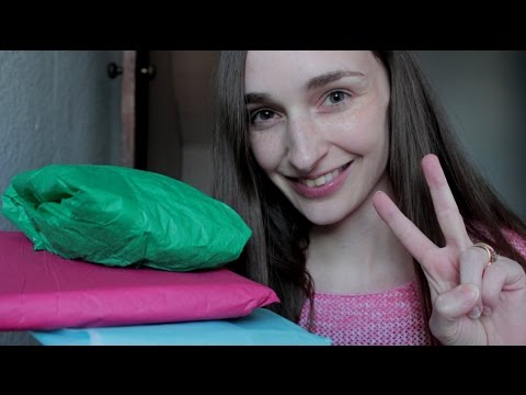 [Ep. 2] LOTS Of Whispering & Crinkle Sounds ~.~ Unwrapping Gifts Ear To Ear ASMR