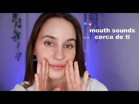 MOUTH SOUNDS cerca del Micro y susurros relajantes 👄 (asmr español)