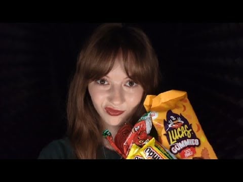 ASMR | Eating Mexican Candy ❤️ (sticky mouth sounds and whispering) 