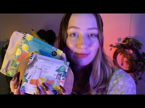 ASMR Sephora Favorites Haul (Makeup & Skincare)