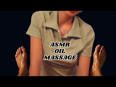 ASMR Massage Roleplay - Your Best Friend Gives You An Oil Leg Massage Part 1