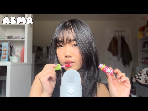 50 Layers of Lip Gloss ASMR Mouth Sounds, Kisses, Lip Gloss Application