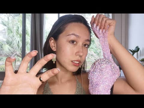 ASMR | Lipgloss MOUTH SOUNDS & SLIME on Mic