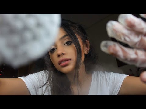 ASMR Limpeza De Pele | Câmera Touching, tapping...