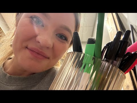 drawing a picture on your face ✏️🎨 lofi asmr