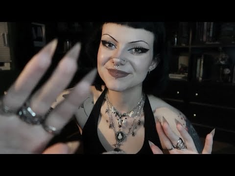 ASMR | Jewelry Sounds ✨ necklace tapping, finger fluttering with rings, hand movements, etc.