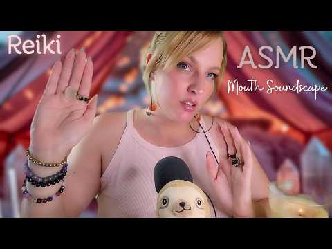 ASMR Mouth Sounds, Clicks & Smiling Triggers | Artistic Reiki Soundscape for Happiness