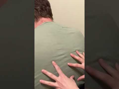 ASMR Slow Plucking Back Massage #relax #realpersonasmr #tingles #backtracing #oddlysatisfying