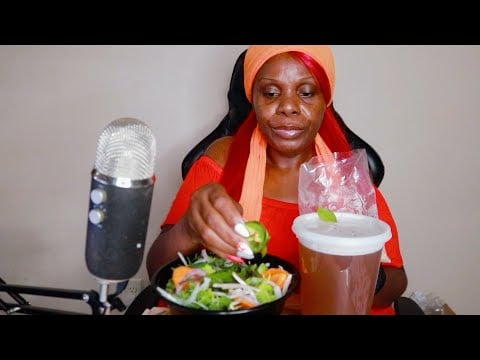 ASMR Vegetable -Pho ASMR Eating Sounds