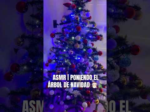 ASMR | ACOMPÁÑAME A PONER EL ARBOLITO DE NAVIDAD 🎁🎅🏻🎄🪅#asmrvideo #asmrchristmas #asmrsounds