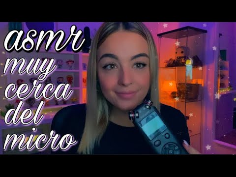 ASMR MUY CERCA DEL MICRO | RESPONDO A VUESTRAS PREGUNTAS | ASMR En Español