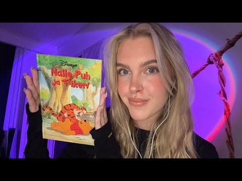 ASMR SUOMI luen sulle iltasadun 🧸 | nalle puh ja tiikeri | reading a bedtime story