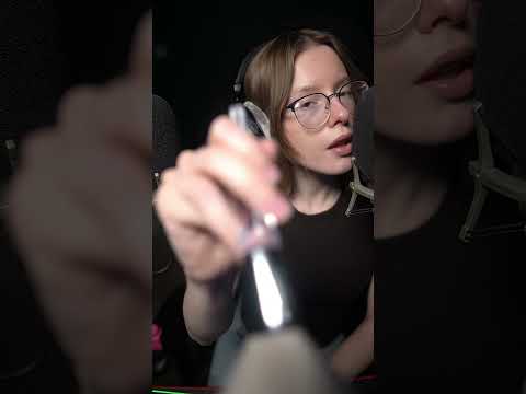 ASMR Wet Mouth Sounds & Face Brushing  #asmr #visualtingle #relax #mouthsounds #shorts