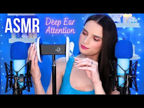 ASMR DEEP Ear Attention Triggers for Sleep 🤤 Mic Scratching , Tapping , Massage & More| No Talking