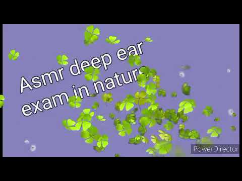 ASMR EAR EXAM IN NATURE 🌿🌱