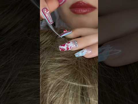 Lice check 💆🏻‍♀️ #asmr #satisfying #visualtingle #relax #shorts