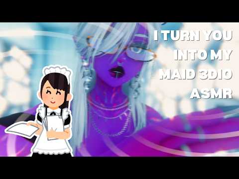 DEMON MOMMY TURNS YOU INTO HER MAID HYPNOTIC 3DIO ASMR