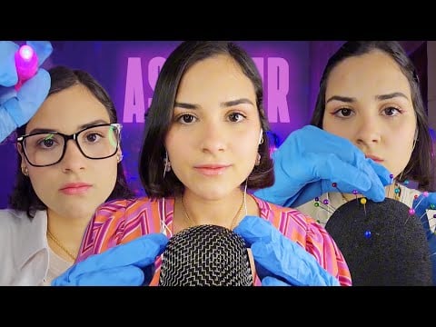 1 HORA DE ASMR com os melhores ROLEPLAY MÉDICOS | EXAME DOS NERVOS CRANIANOS, OUVIDO, ADMISSIONAL