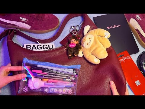 ASMR New Handbag + Stationery Haul (Whispered)