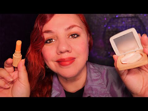 ASMR  HAGO tu Maquillaje con Juguetes MADERA 🌙 Cepillado Relajante de Cabello 🌙