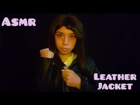 ASMR ◇ Leather/zipping sounds 💫