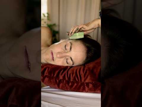 When your massage therapist is into ASMR #relax #hairplay