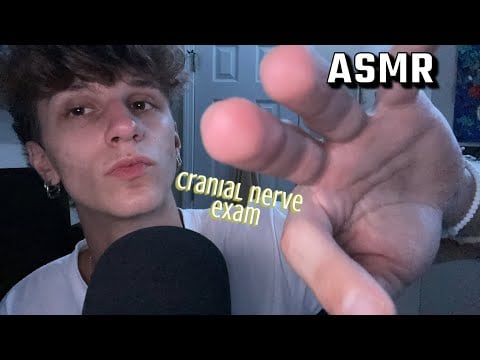 ASMR// Cranial Nerve Exam - Hand Sounds, Mouth Sounds & Visuals