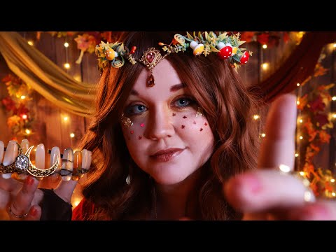 ASMR 🍂 Magical Autumn Fairy Makeover (Soft-Spoken) Personal Attention, Styling You, Makeup Roleplay