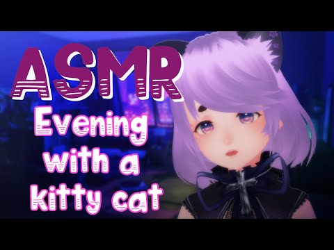 ASMR 3DIO | Kitty whispers~ (whispering, massage, personal attention) 🐱 | Stream VOD
